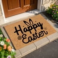 thumbnail image 5 of CoreLiving Easter Bunny Rug Outdoor Spring Welcome Doormat Non Slip Front Door Mat for Porch Entryway Home Decor Floor Easter Decorations Rabbit Design Layered, 5 of 9