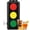 Traffic Light, variant on 1.5 Gallon Drink Dispenser Firefighter Racing Birthday Party Beverage Dispenser Plastic Paw Party Supplies for Fighter Theme Decorations(Traffic Light)