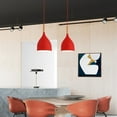 thumbnail image 3 of Minimalism Wood Metal Pendant Light, Nordic Style Colorful Pendant Lamp, Modern Farmhouse Pendant Lighting, Pendant Light Fixture for Over Kitchen Island Dining Room Table Entrance, 3 of 7
