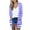 Blue, variant on Lindreshi Cardigan Sweaters for Women Women's Women's Fashion Long Sleeve Stripe Printed Cardigan Casual Coat Tops/jacket
