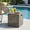 Antique Black-Square, variant on MOALCOFER Concrete Outdoor side table with Faux Wooden,Morden Small Patio End Table