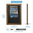 thumbnail image 2 of VersaChalk Wooden Chalkboard, 10"x14", Magnetic, Includes White Fine Tip Marker, 2 of 8