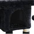 thumbnail image 5 of YEXJ Cat Scratching Posts with Bed, 23.5 Inches Cat Kitten Scratcher Featuring with Sisal Scratch Posts, Interactive Dangling Ball for Indoor Large Cats-Black, 5 of 7
