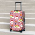 thumbnail image 5 of Travel Luggage Cover Protector - Cute Chicken Rainbow Flower Love Anti-Scratch Suitcase Covers Fits 18-32 Inch Luggage, 5 of 5