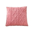 thumbnail image 2 of Corduroy Throw Pillow 15.74x15.74 Inch Pink Soft Decorative Cushion,For Living Room Bedroom Bed Cushion Outdoor, 2 of 8