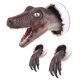 thumbnail image 1 of Red Estatua de pared de dinosaurio delicado 3d, estatuilla de pared, dinosaurio realista, 1 of 5