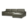 thumbnail image 3 of GTR Leather Vancouver Upholstered Chaise Sectional in Portofino Cavalla, RAF, 3 of 5