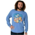 thumbnail image 5 of Vintage Smurf Just Be Cool Mushrooms Long Sleeve TShirt Men Women Brisco Brands X, 5 of 6