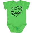 thumbnail image 3 of Inktastic I Love My Grandad in Black Chalk Heart Boys or Girls Baby Bodysuit, 3 of 5