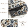 thumbnail image 6 of 3'x5' Area Rugs, Navy Blue Brown Southwestern Indoor Outdoor Area Rug for Living Room Bedroom, Boho Retro Geometric Ethnic Washable Bathroom Rugs Kitchen Floor Carpet Mats Home Decor Aesthetic, 6 of 8