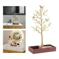 thumbnail image 3 of 1 pieza de metal creativo pájaro árbol joyería soporte de exhibición organizador de almacenamiento collar pendientes soporte árbol, 3 of 9