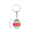 thumbnail image 3 of GUANGHONG Easter Egg Keychain Pendant Acrylic Colorful Flower Rabbit Keychain Cute Key Decoration Backpack Decoration for Gift, 3 of 6