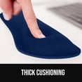 thumbnail image 4 of Gorilla Grip Gel Memory Foam Wrist Rest for Computer Keyboard, Mouse, Ergonomic Design, Desk Pads, 2 Piece Set, Navy, 4 of 10