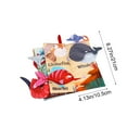thumbnail image 3 of Baby Sensory Cloth Book with Soft Tails and Sound – Interactive Tear Resistant Chew Safe Fabric Story Book for Newborns Toddlers Early Developmental Play Machine Washable, 3 of 6