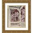 thumbnail image 1 of Sommers, Mindy 15x18 Gold Ornate Wood Framed with Double Matting Museum Art Print Titled - Rest a Spell, 1 of 4