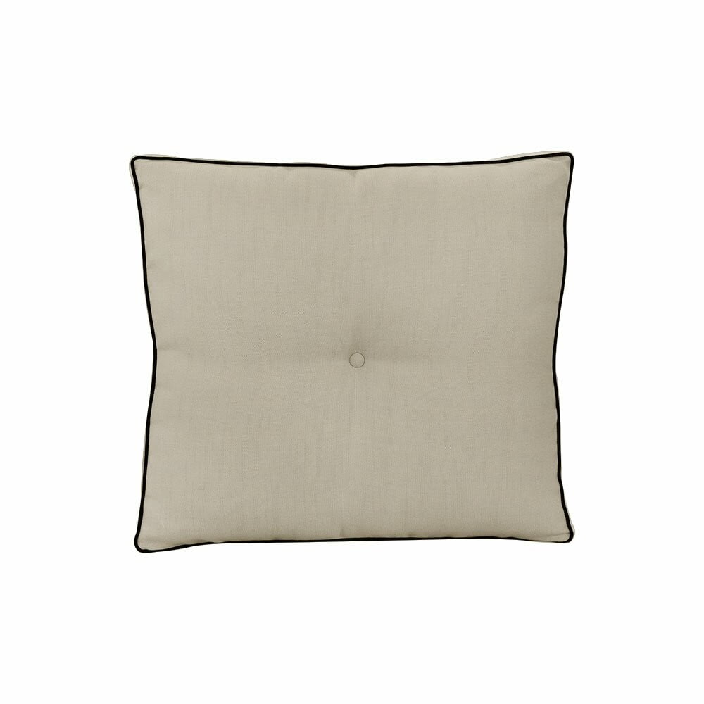 Dark/Beige 24x24x5 Deep Seat BackRest Cushion Pillow Outdoor Polyester Pipe Trim 