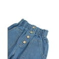 thumbnail image 4 of Bmnmsl Kid High Waist Jeans Elastic Buttoned Waist Loose Long Trousers, 4 of 6