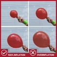 thumbnail image 3 of PartyWoo Ruby Red Balloons, 100 Pcs Different Sizes Pack of 18 Inch, 12 Inch, 10 Inch, 5 Inch for Balloon Garland, Wedding, Baby Shower, Birthday Decorations, 3 of 8