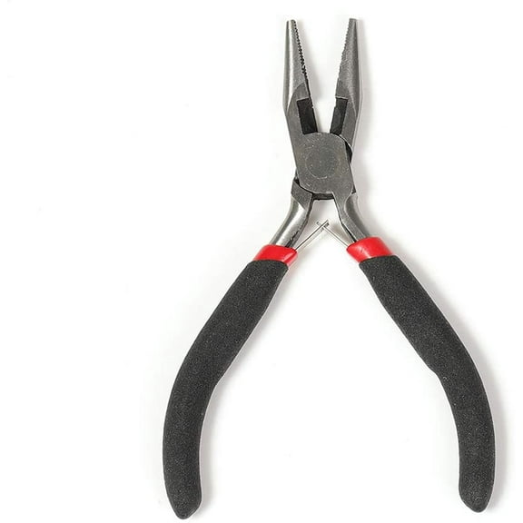 Needle Nose Pliers for Jewelry Making,5 Inch Long Nose Pliers with Comfort Grip,Premium Mini Jewelry Needlenose Pliers Rust-Proof for Jewelry Making,Handmade Craft(Black)