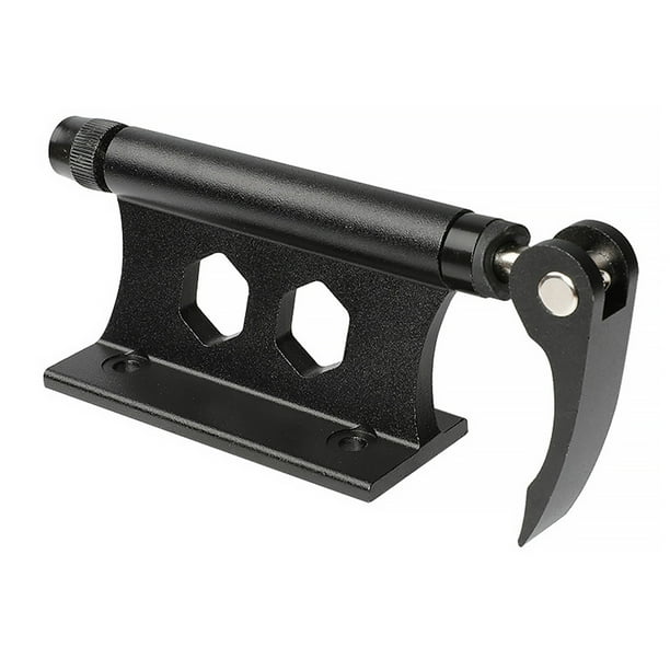 Wosthever Soporte de horquilla delantera para bicicleta, soporte de montaje de instalación de liberación rápida de aleación de aluminio, Ciclismo Negro