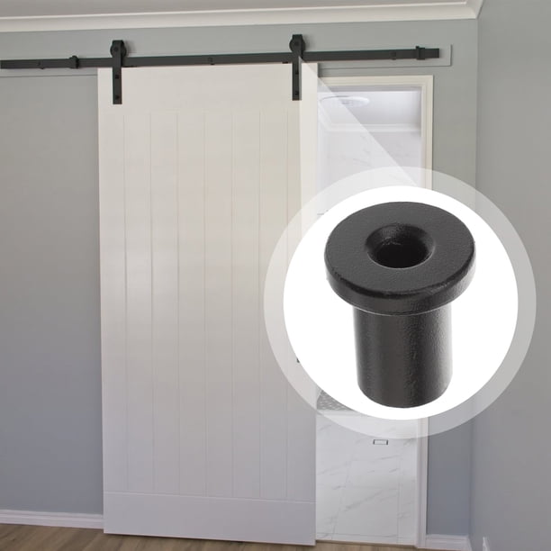 BESTYASH 5Ud Espaciadores Para Puerta De En Negro Para Montaje Entre Riel Y Pared Duradero
