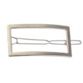 thumbnail image 1 of Pinza De Horquilla Geométrica Rectángulo De cabellero Abrazadera De Sujeción Abrazadera Para Mujer Peinado Plateado Yuyangstore Clip de horquilla geométrica para mujer, 1 of 8