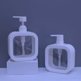 thumbnail image 1 of Juego de 2 dispensadores de Espuma – Elegante dosificador de jabón en Espuma de Cristal – Dosificador de baño y Cocina Ideal como dispensador LingWen 1327537069416, 1 of 4