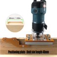 thumbnail image 4 of High-Precision Aluminum Alloy Router Table Insert Plate for 65mm Bits, Compatible with Wood Boards up to 5cm Thickness, Enhanced Stability & Easy Setup for Woodworking Projects., 4 of 6