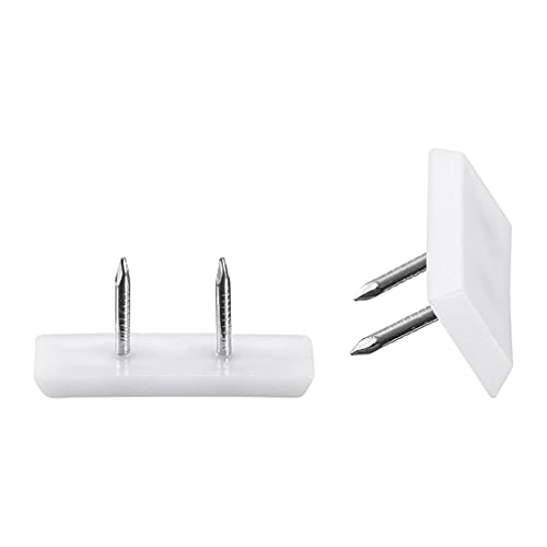 uxcell Furniture Feet Nail Plastic Glide Nails Square Chair Table Leg