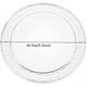 thumbnail image 5 of Placa de vidrio para plato giratorio de microondas con soporte, 245 mm/24,5 cm/9,65 pulgadas, 5 of 5