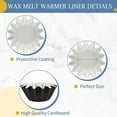thumbnail image 3 of 50 Pcs Wax Melt Liners, Wax Melt Warmer Liners, Leakproof & Reusable Wax Melt Cups for Wax Burner, Wax Melters, Candle Warmers, Scented Wax, Plug Warmers, Electric Wax Warmers, 3 of 10