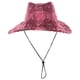 thumbnail image 1 of Sombrero vaquero rosa de moda para mujer, de ala ancha, para senderismo, pesca y actividades al aire libre. Un sombrero de verano elegante y funcional., 1 of 6