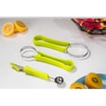 thumbnail image 3 of Melon Ball Shovel 2 Pack 4 In 1 Stainless Steel Watermelon Slicer Fruit Carving Tool Set, 3 of 4