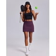 thumbnail image 6 of Pinspark Golf Skirts for Women Tummy Control Tennis Skorts Skirt with Pockets High Waisted Athletic Skort Pickleball Running Skirt, 6 of 6