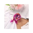 thumbnail image 6 of INSPIRE CHIC Flower Print Stripe Square Neck Scarves Geometry Scarf Kerchief Neckerchief for Women Pink-1 20 x 20'', 6 of 6