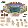 thumbnail image 2 of Thomas & Friends Wooden Railway Tidmouth Sheds Starter Train Set, 2 of 6