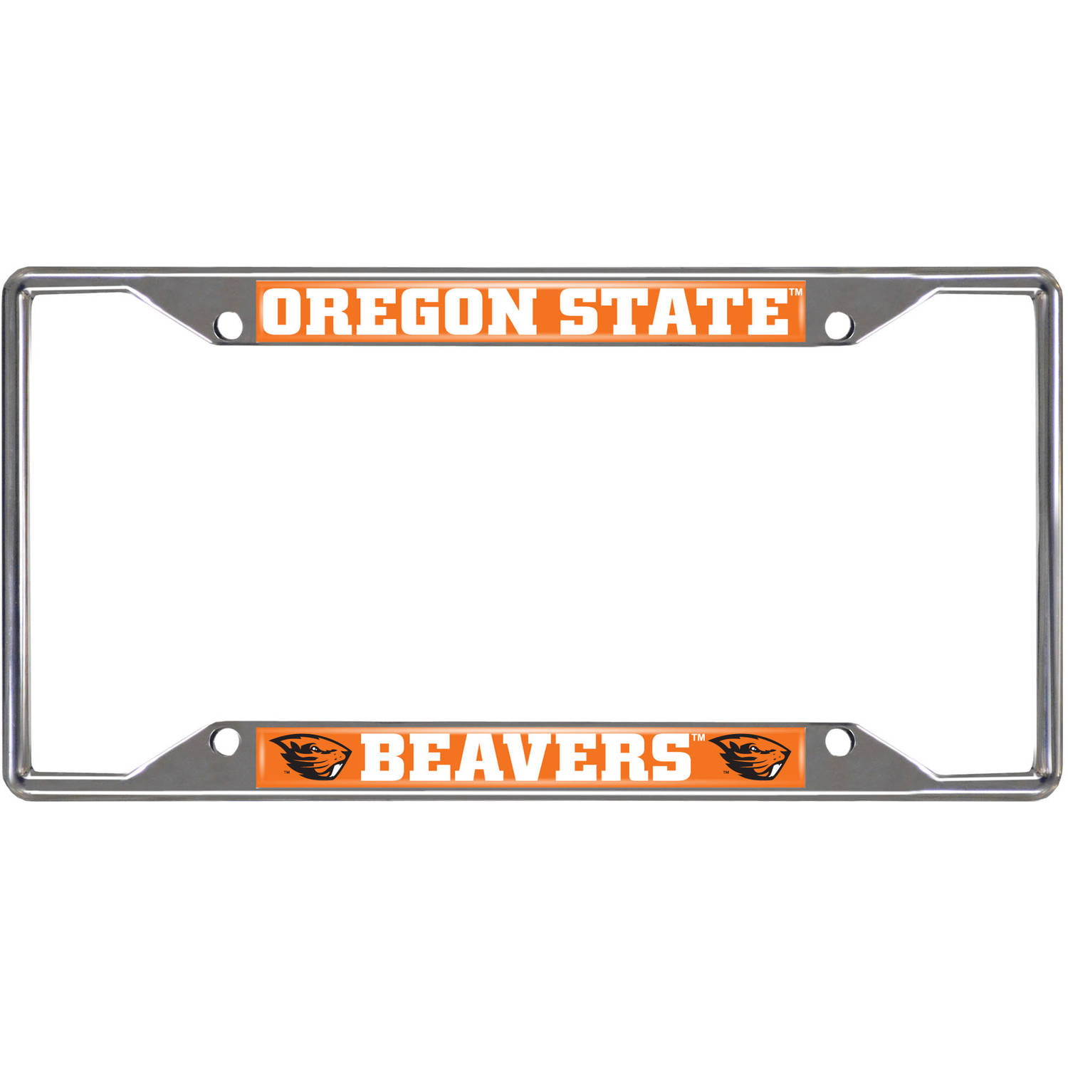 Duck House Oregon State Beavers Plastic License Plate Frame 