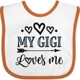 thumbnail image 3 of Inktastic My Gigi Loves Me Boys or Girls Baby Bib, 3 of 4