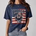 thumbnail image 2 of America 250 Patriotic Raccoon Graphic T-Shirt, Vintage USA Flag 4th of July Unisex Tee, 2 of 6