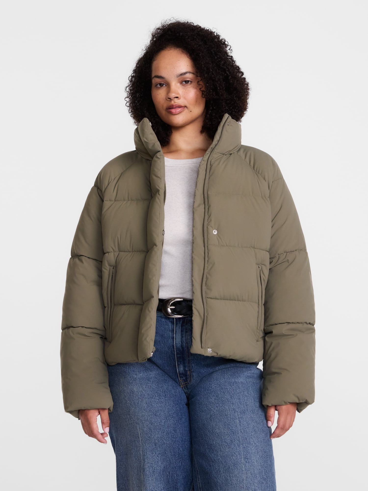 Scenario Women's Swing Puffer Jacket, Sizes XS-XXXL