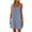 Blue, variant on Women's Casual Dress Beach Style Loose Strap Flowy Comfortable Summer Dress for Outdoor Travel Womens Casual Trendy Midi Dresses