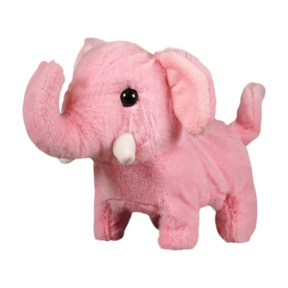Adorable Pink Elephant Plush Toy for Kids Soft Stuffed Animal for Cuddling, Playtime & Nursery Decor, 12 Inches