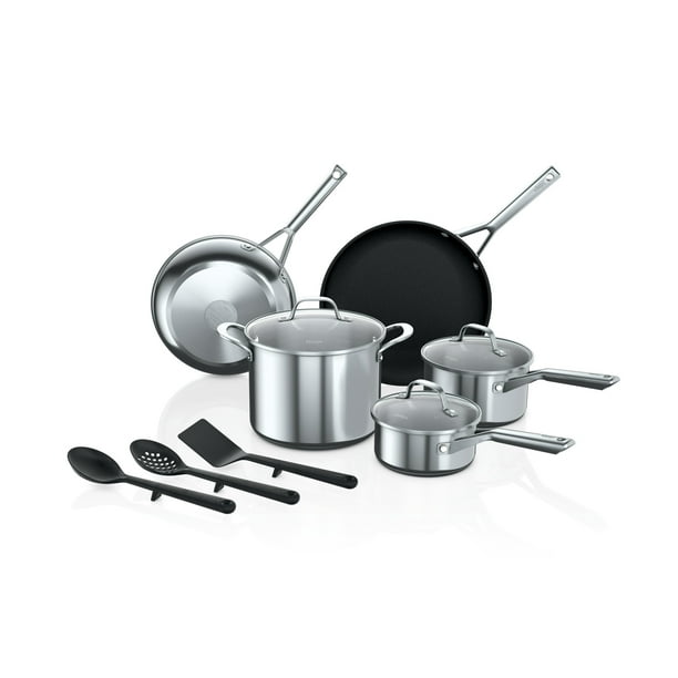 Ninja Foodi Neverstick Essential Stainless 11Piece Cookware Set