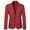 Red, variant on Cloudstyle Men's Slim Fit 1 Button Lapel Jacket