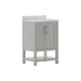 thumbnail image 3 of Flash Furniture Vega - Vanity cabinet - 2 shelves - 2 doors - fiberboard - gray, 3 of 11