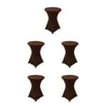 thumbnail image 3 of Maytalsory Environmentally Friendly Stretch High Table Cover Easy Care And Stain-resistant light brown 5Set, 3 of 6