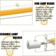 thumbnail image 3 of R7s Led Bulb 78mm, 10w Equivalent To R7s 100w Halogen Bulb J78, Warm White 3000k 360 Beam Lighting, Pack Of 2, 3 of 5