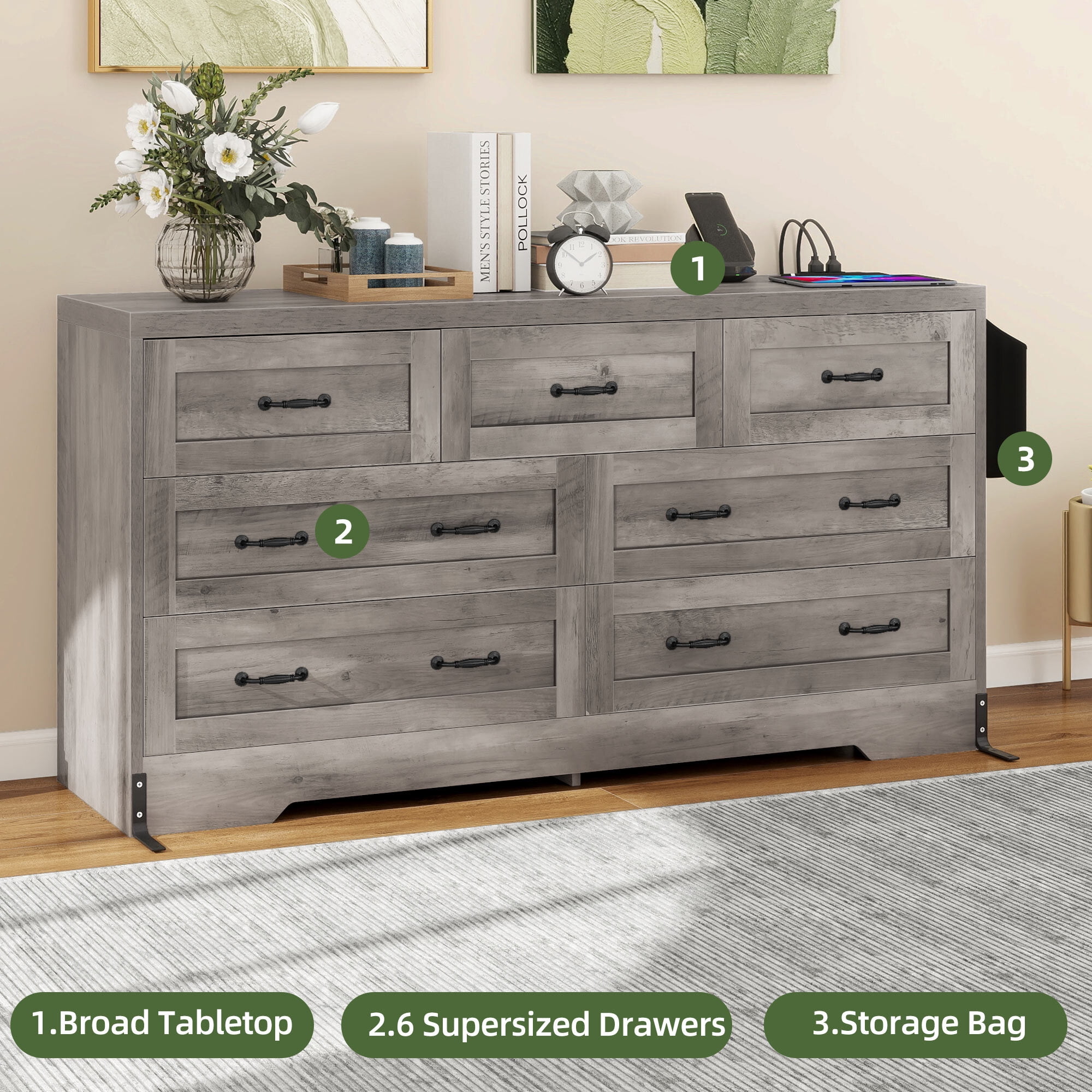 Country Chest of Drawersカントリーチェスト　オリブグレー 1bbbe964-26f2-4db2-b1cc-