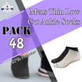thumbnail image 2 of 48 Pairs of Yacht & Smith Mens & Womens Thin Low Cut Ankle No Show Bulk Socks, 2 of 6
