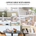 thumbnail image 7 of Gukieu Lilies Flowers Print Leather Tissue Box, PVC Waterproof Velcro Opening and Closing Square Tissue Box Holder, Suitable for Home and Office Decoration, 7 of 7